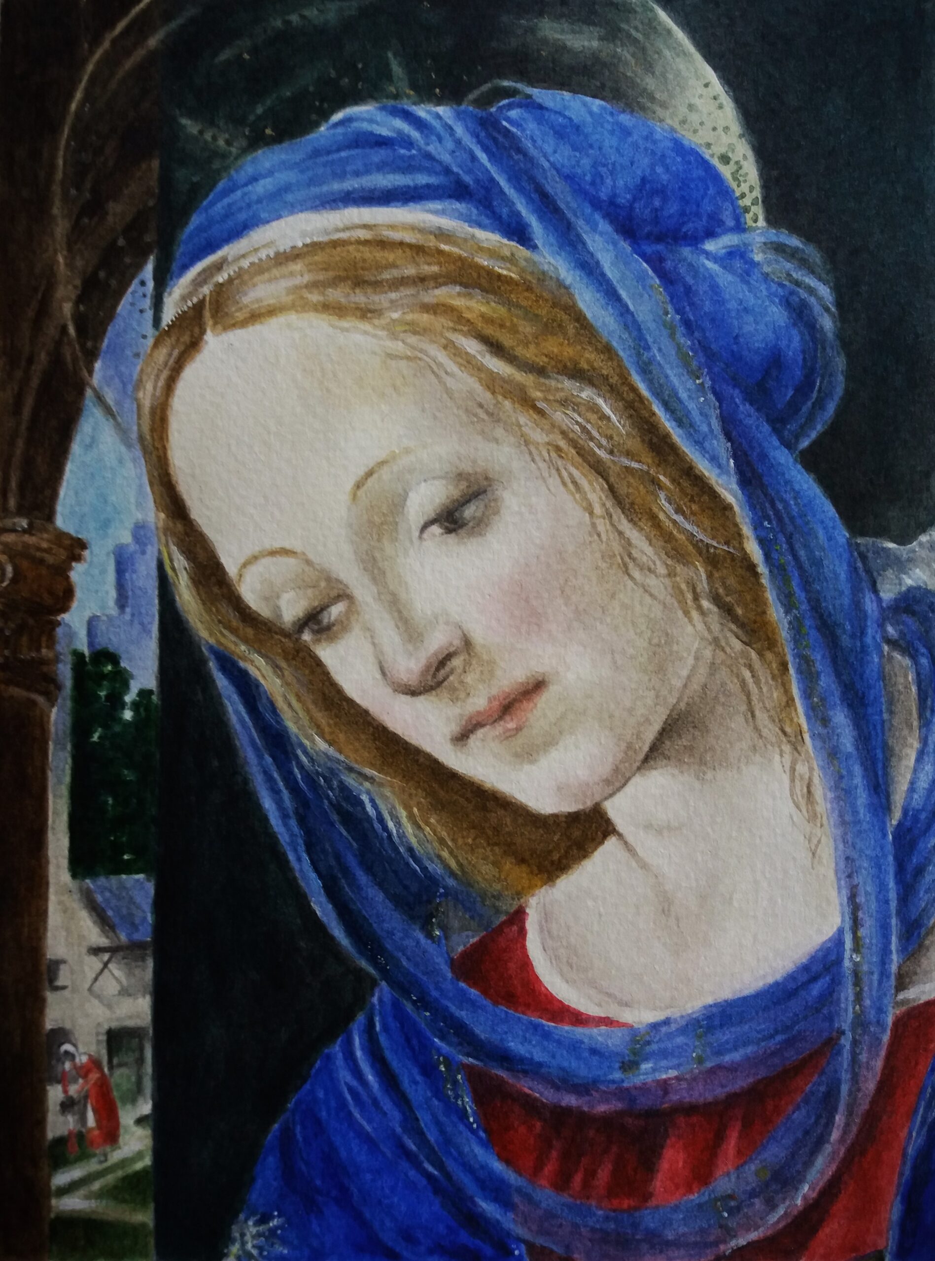 Filippino Lippi után: Madonna és gyermeke (részlet)