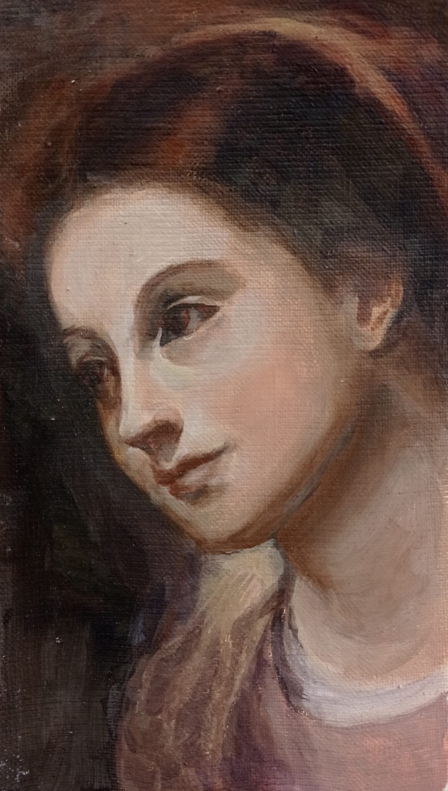 Bartolomé Esteban Murillo után: Fiatal nő portréja (részet)