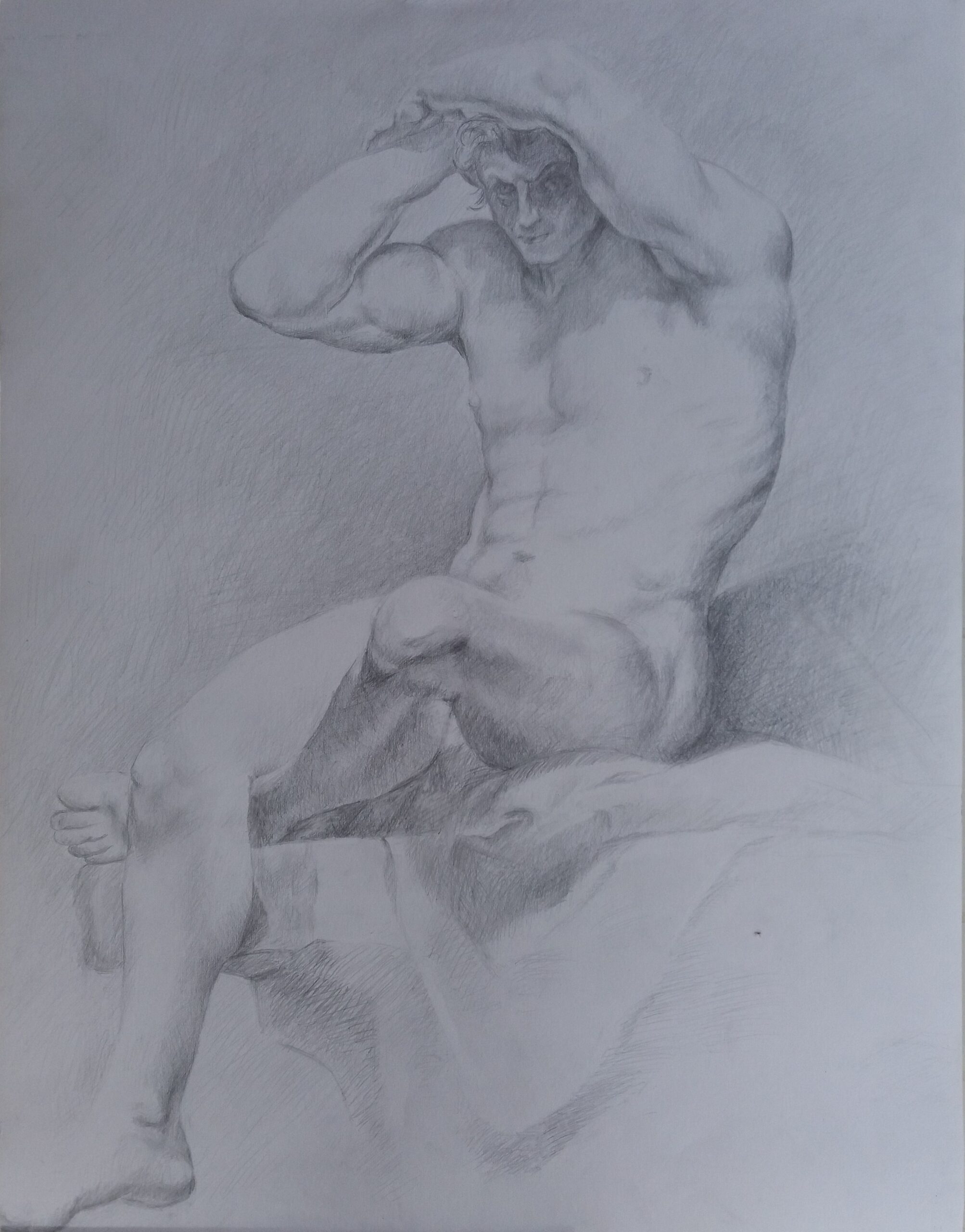 Pompeo Batoni után: Academic Nude