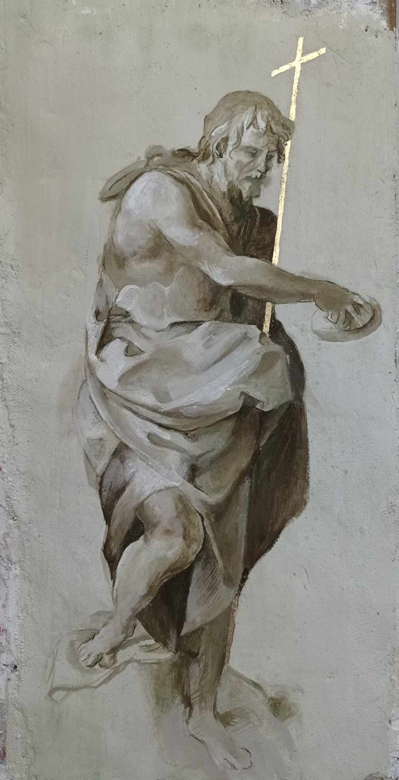 Andrea del Sarto után: Battesimo Della Gente (részlet)