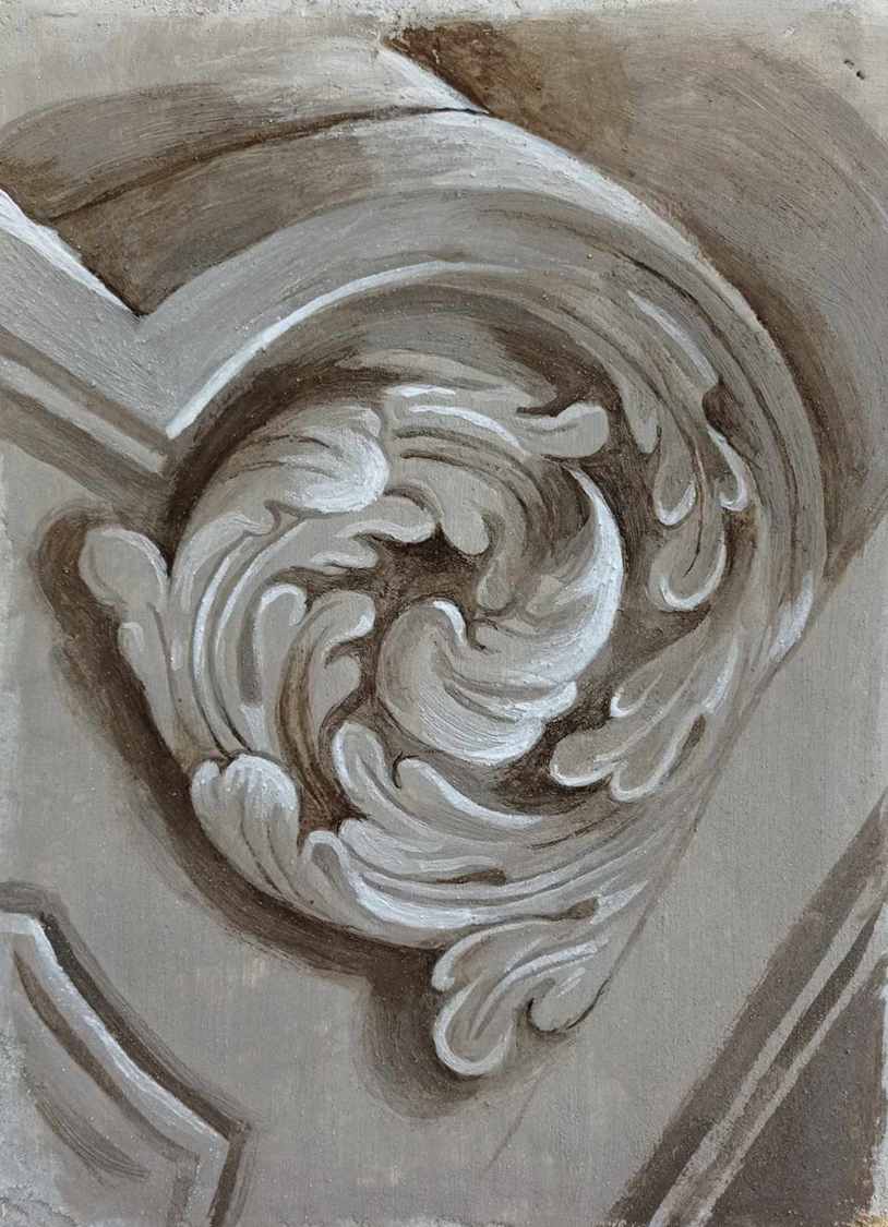 Grisaille ornamentika
